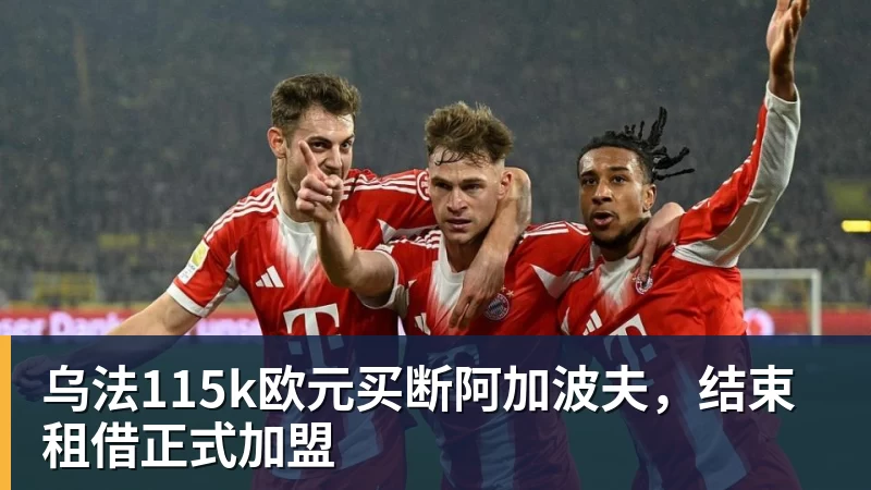 乌法115k欧元买断阿加波夫，结束租借正式加盟