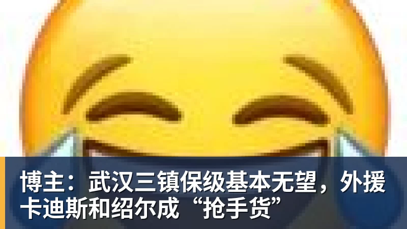 九游体育博主：武汉三镇保级基本无望，外援卡迪斯和绍尔成“抢手货”